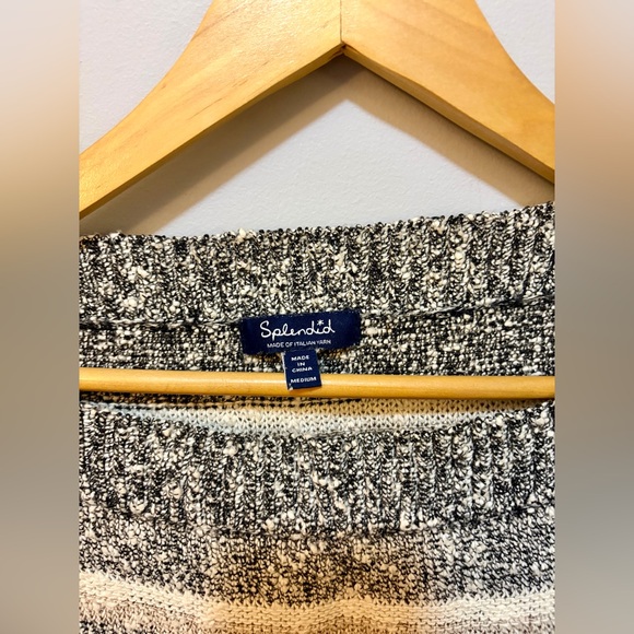 Splendid Monochrome Knit Sweater - Picture 3 of 3